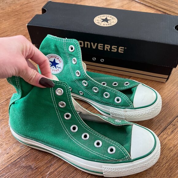Chuck Taylor All star High Top Green Sneakers - Picture 5 of 6